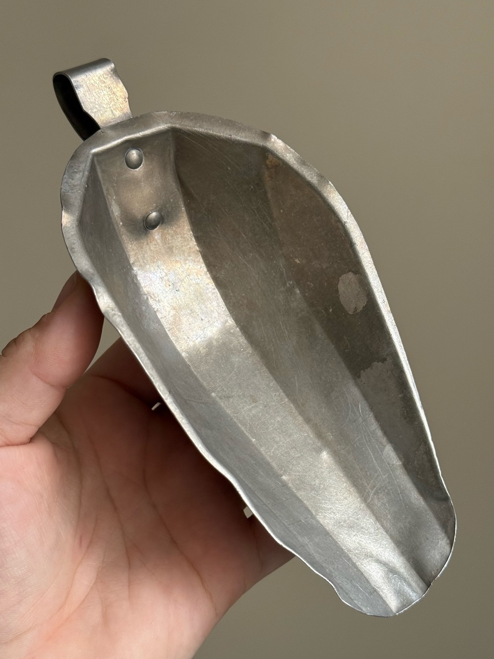 Aluminum Handled Vintage Utility Scoop Baking Cottagecore Kitchenware Decor